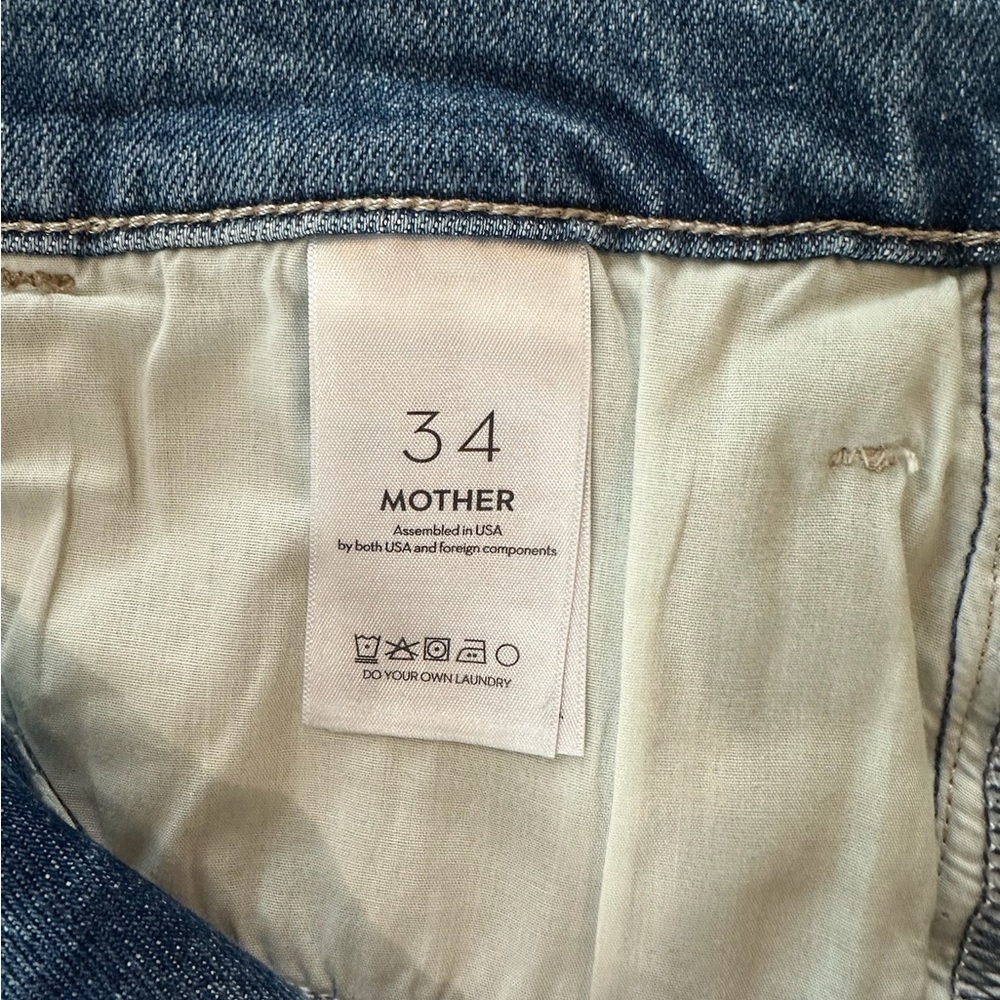 MOTHER The Hustler Roller Ankle Jeans in High On The Hog | Size 34 | NWT - Picture 9 of 16